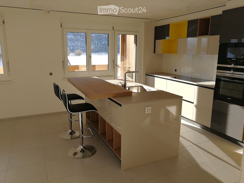 À louer à Baltschieder immédiatement un appartement 5 1/2 pièces (2)