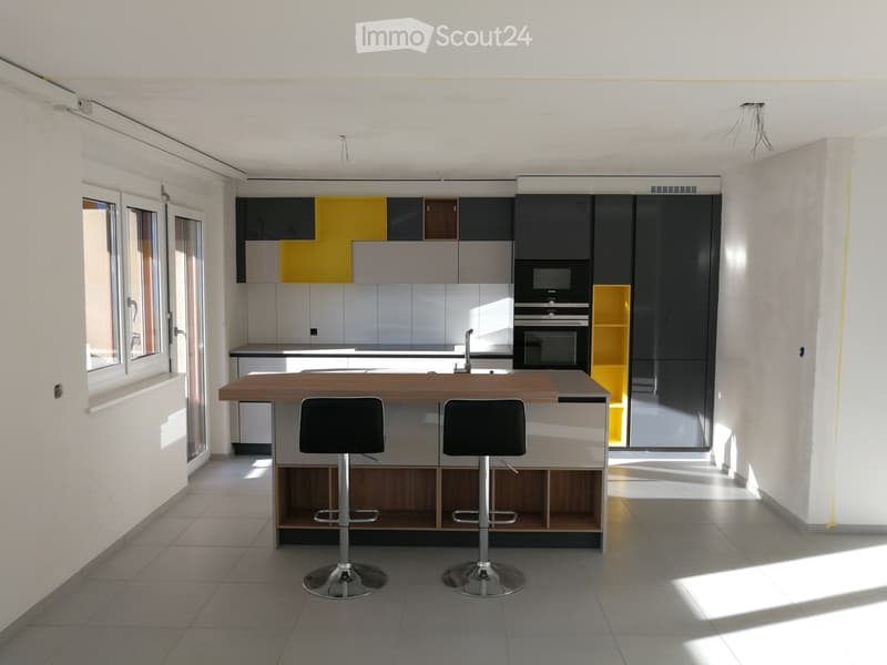 À louer à Baltschieder immédiatement un appartement 5 1/2 pièces (1)