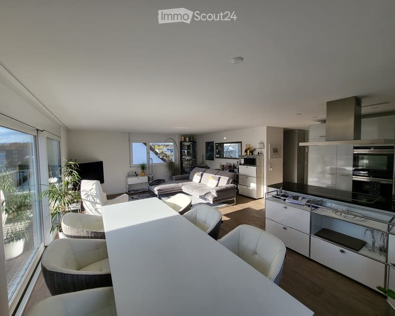 Appartement attique exclusif 4.5 pièces avec vue sur le château de Lenzburg (4)