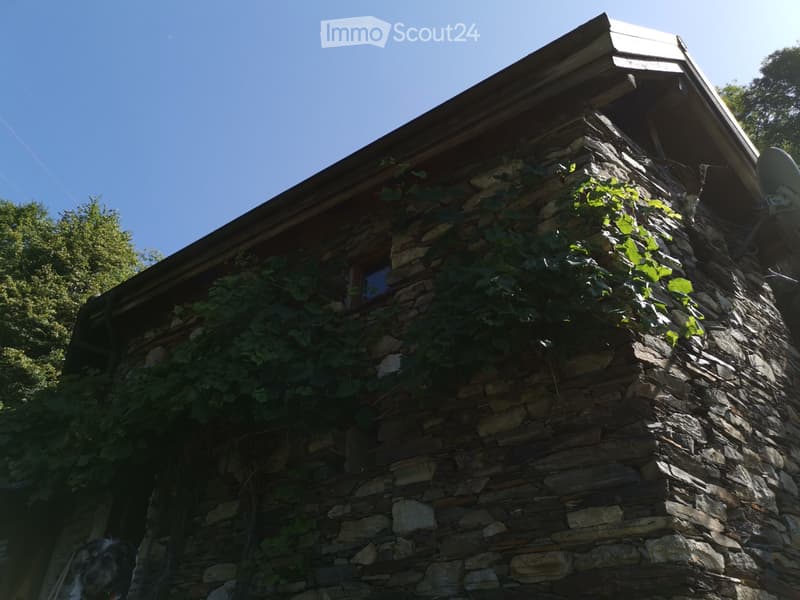 2 maisons typiques du Tessin dans un emplacement ensoleillé isolé (2)
