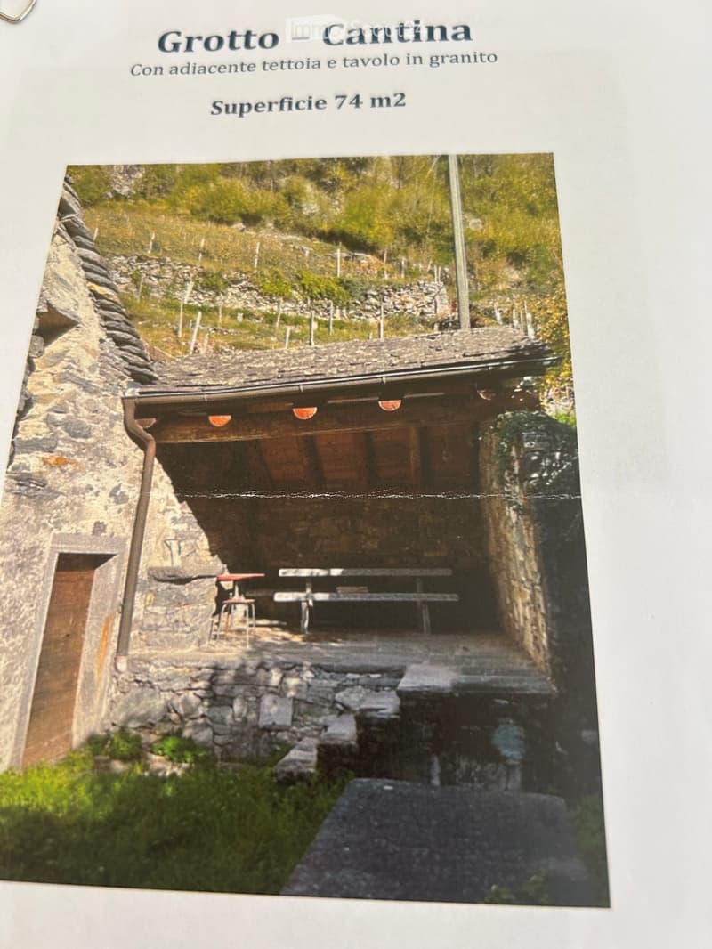 Grotte-Keller natürliche - Überdachung mit Granittisch (1)