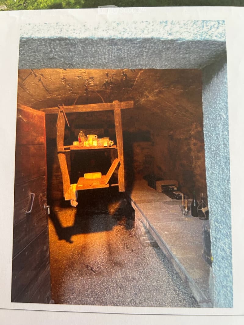 Grotte-Keller natürliche - Überdachung mit Granittisch (2)