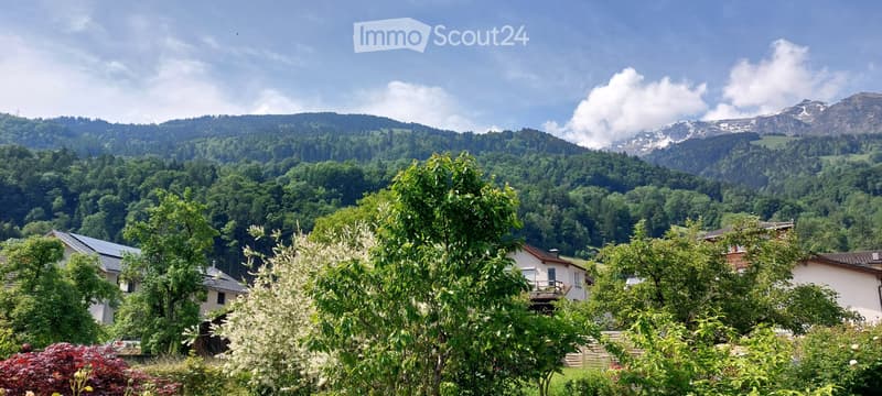 Appartamento in giardino soleggiato con vista sulle montagne. (2)