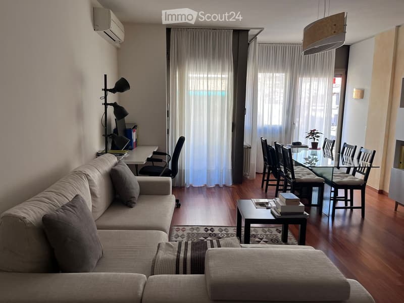 Miete 2.5 möbliert - 82m2 Lugano Cassarate (1)