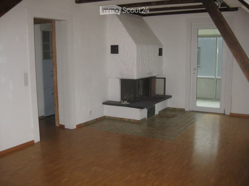 Appartement maisonnette 4 pièces, 2 étages, cheminée, jardin d'hiver (1)