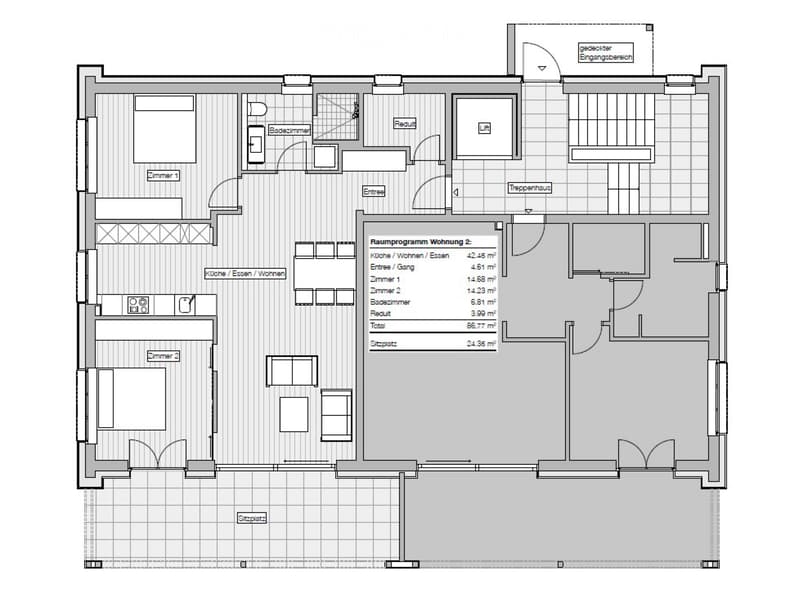 Dream home in the village, 3.5 room apartment on the ground floor (5)