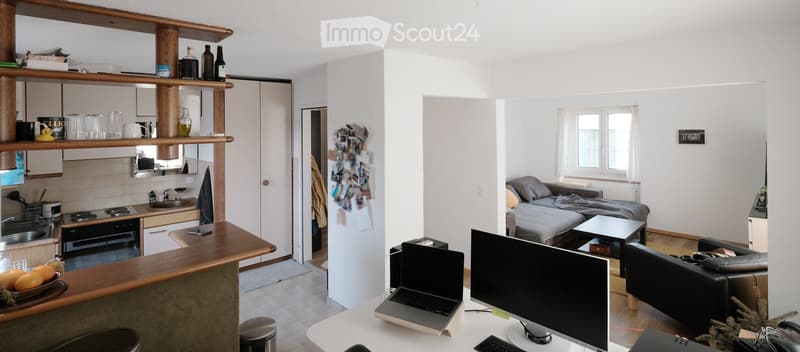 Bella appartamento di 2,5 locali in mansarda in una casa unifamiliare (62m2) (2)