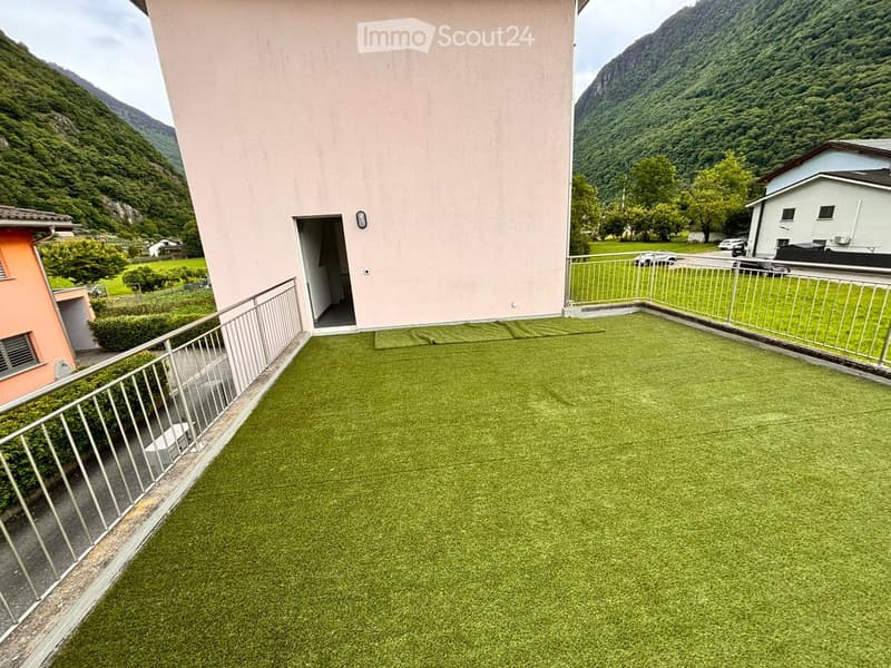 Lumino: affittasi appartamento 2½ locali con ampia terrazza (4)