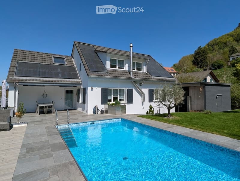 Detached 6½ single-family house with pool & sustainable technology (1)