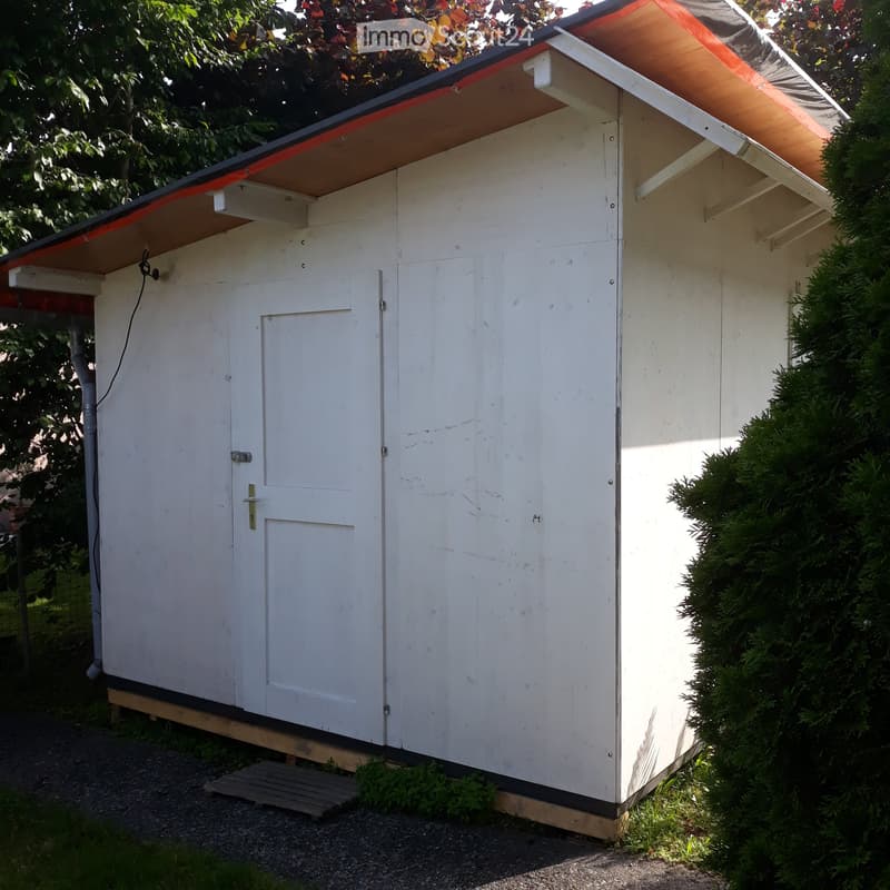 Holzhaus weiss 6 x 3 Meter (2)
