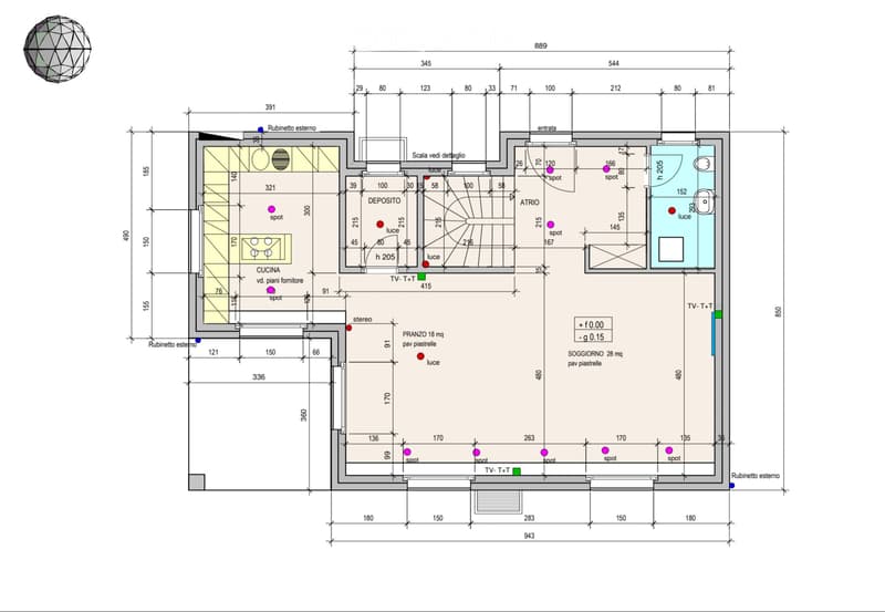Unabhängige Villa mit großem Garten (2)