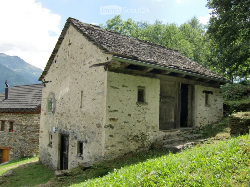 Rustico a Leontica (Valle Blenio) da ristrutt./zum Umbauen (1)