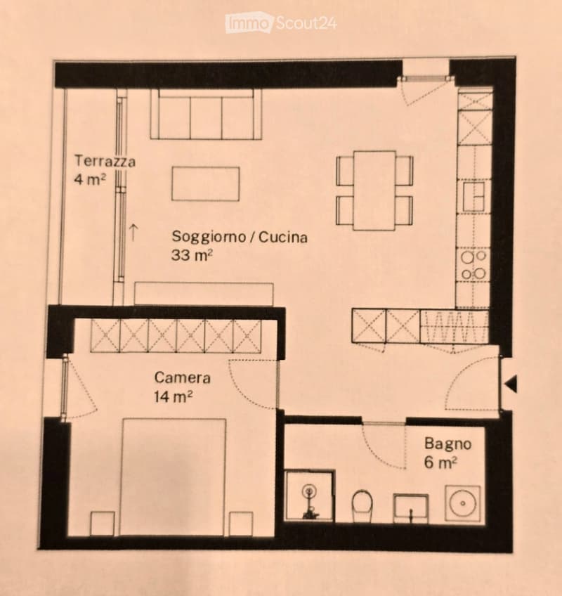 Appartement de 2,5 pièces à Grono recherche un repreneur (3)