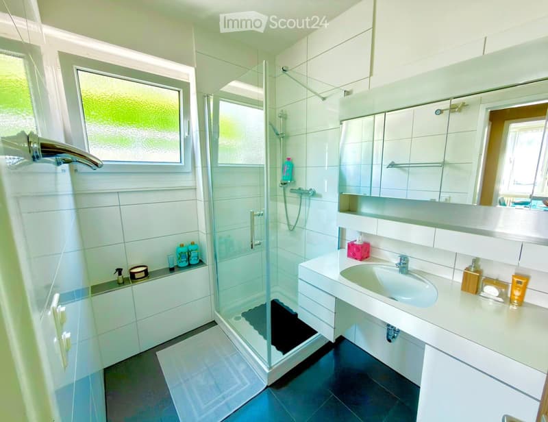 Wohnung mit Möbeln Porza mit Seeblick (3)