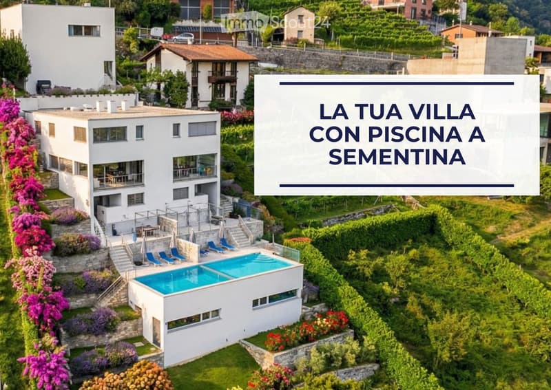 Esclusiva Villa con Piscina e Vista Mozzafiato a Sementina (1)