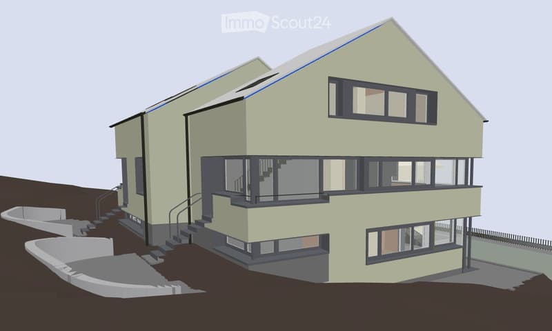 New construction of 3 condominiums at Gwattstutz 32A in Gwatt (5)