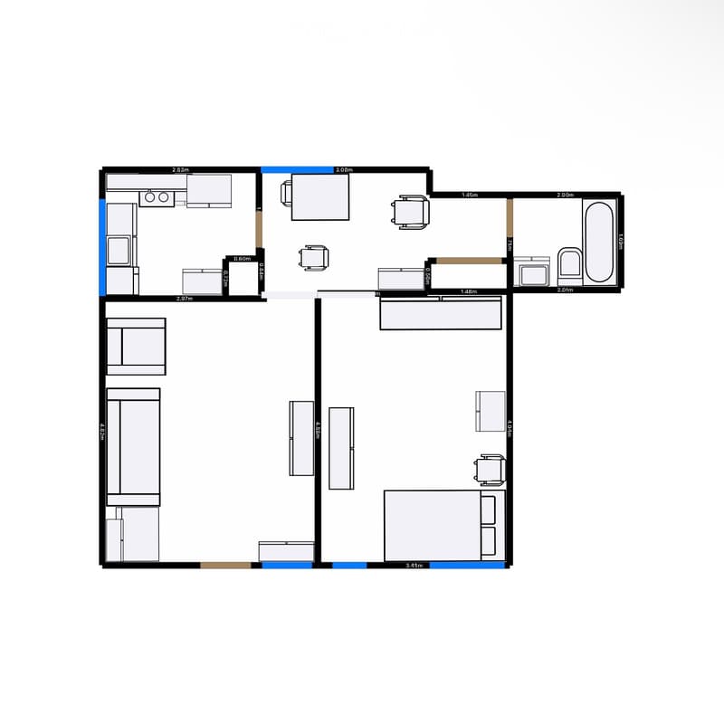 Ruhige 2-Zimmer-Wohnung mit Traumblick (1)
