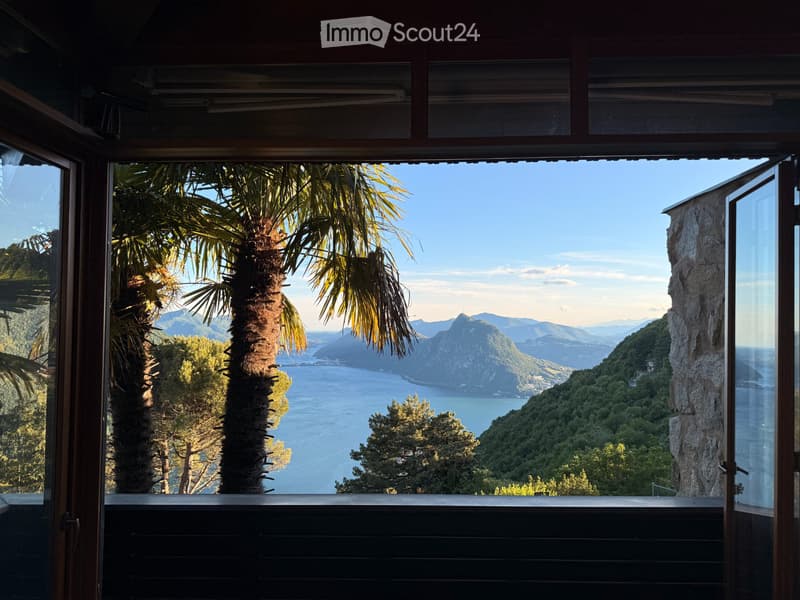 Elegante Villa Unifamiliare a Brè con Piscina e Vista (2)