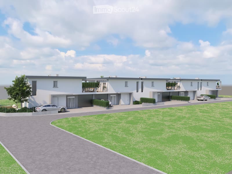 Terreno con licenza approvata - 5 case unifamiliari a Stabio (5)