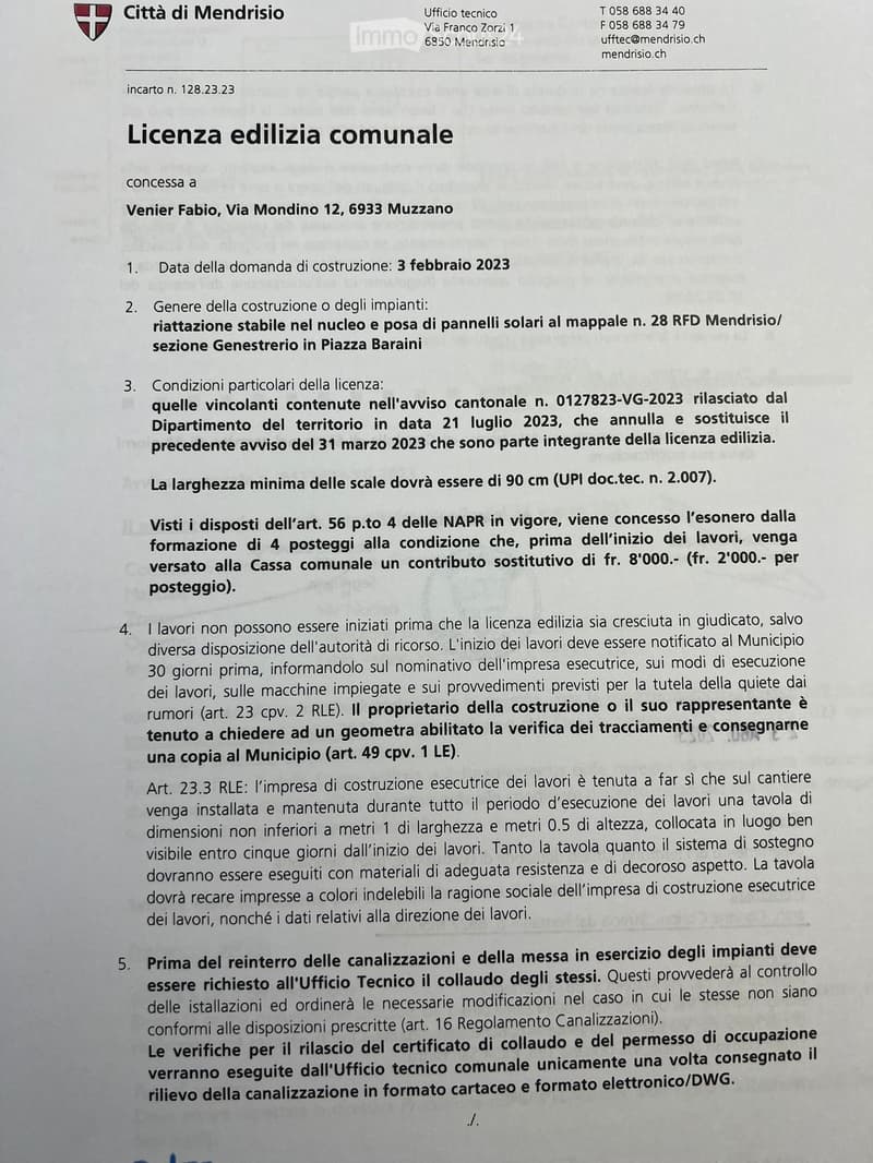 Genestrerio, Verkaufe eine Villa mit 4 Wohnungen zur Renovierung (3)