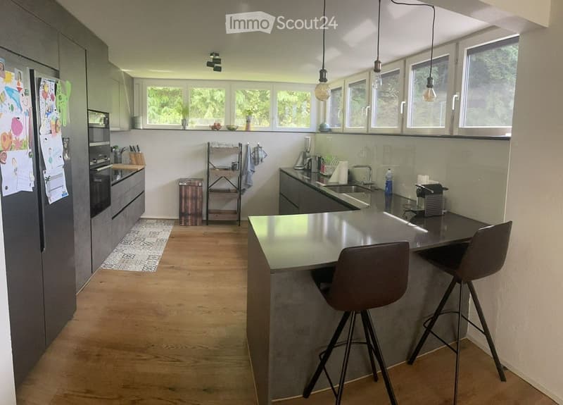 Top casa unifamiliare ristrutturata con vista a Geroldswil ai margini del bosco (5)