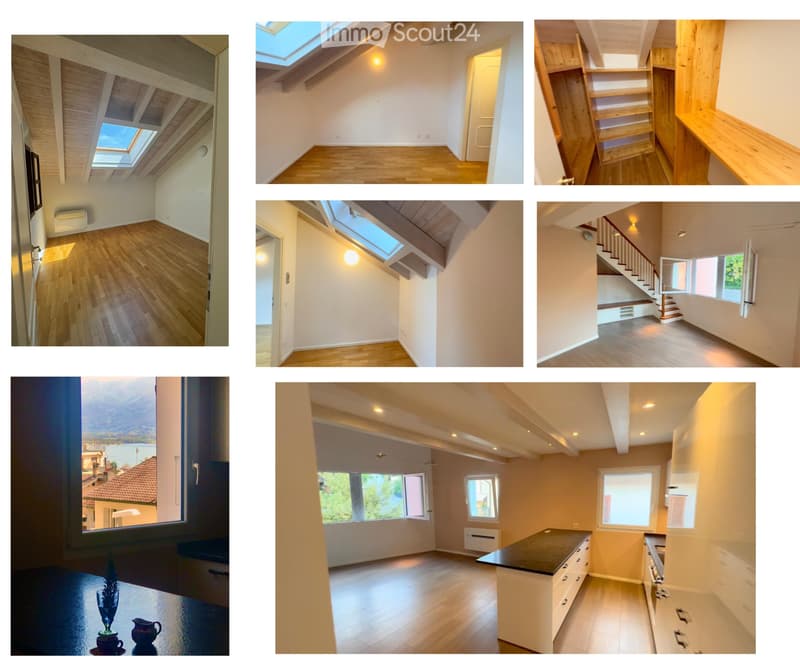 Minusio - Duplex, 2,5 pièces deluxe - vue montagne et lac (4)