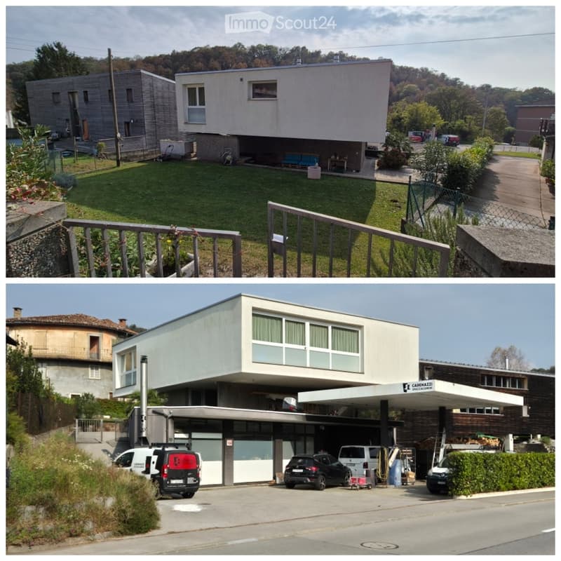 Vendesi casa unifamiliare ad Arzo con spazio commerciale (1)