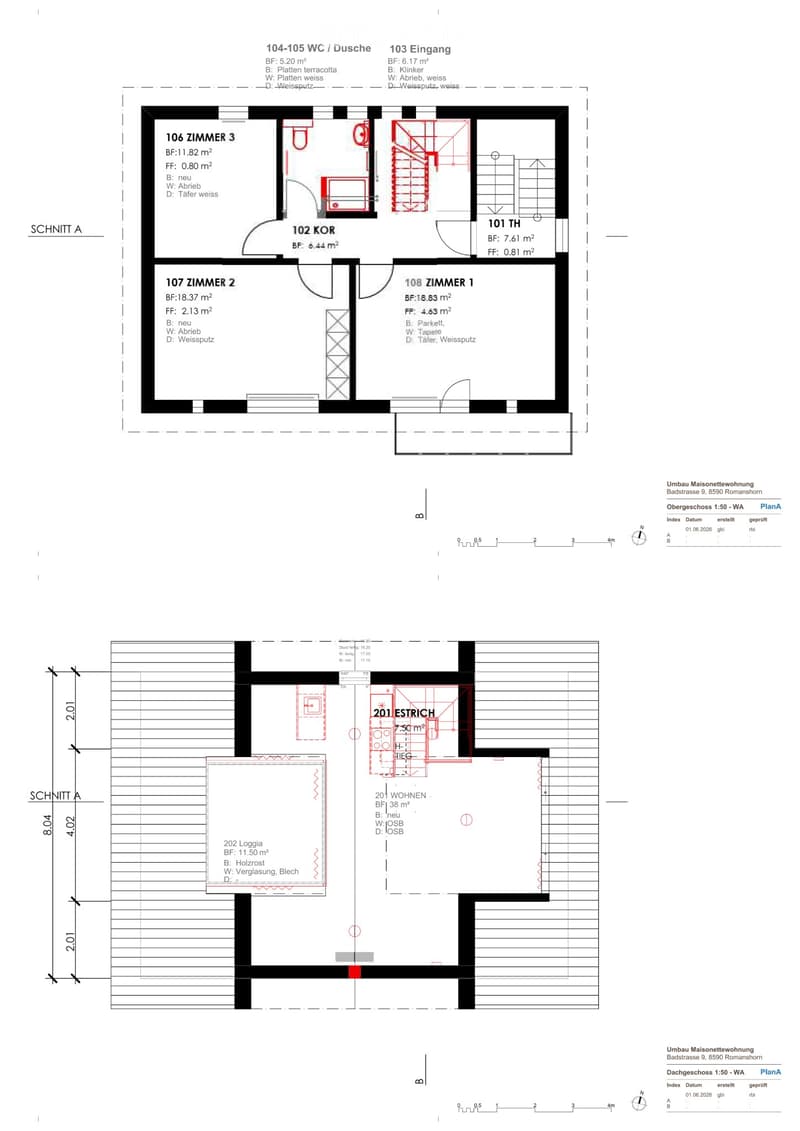 4.5-Room Maisonette Apartment on Upper and Top Floor in Romanshorn near the Lake (5)