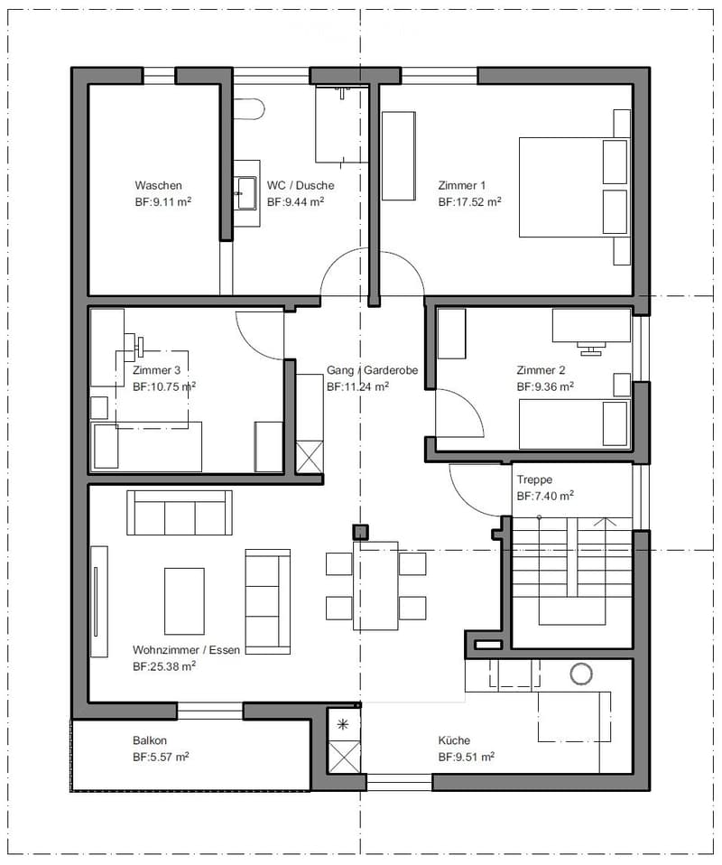 4.5-Zimmer Dachwohnung zu vermieten (5)