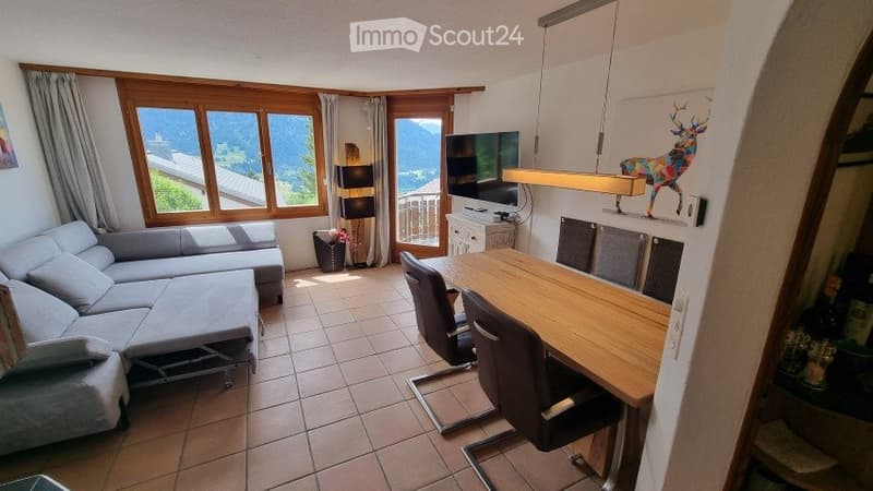 Temporaneo: appartamento 3½ locali, vista panoramica & balcone (5)