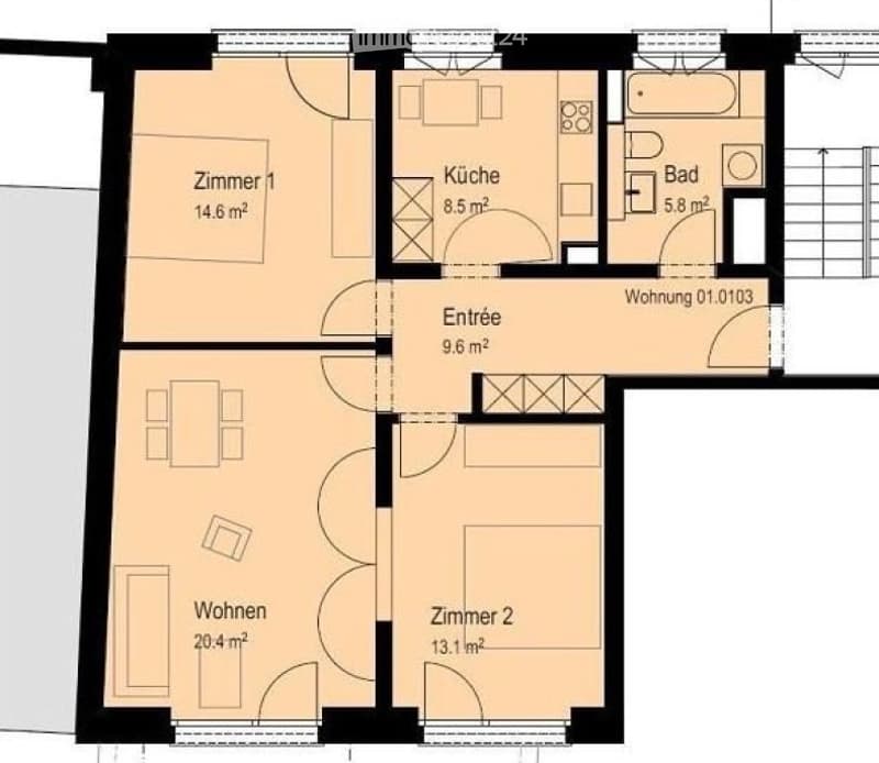 WG-Zimmer Zürich nähe HB (5)