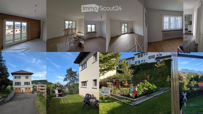 Disponible immédiatement : appartement 4 pièces - avec jardin, vue et parking (3)