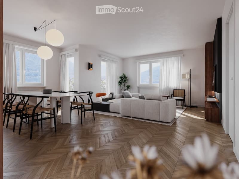 Minusio - Prächtiges 3.5-Zi-Wohnung mit 180-Grad-Seeblick (3)