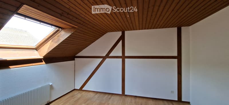 Disponibile da subito 2,5 locali appartamento mansardato, molto legno, tranquillo, vicino all'ospedale. (4)