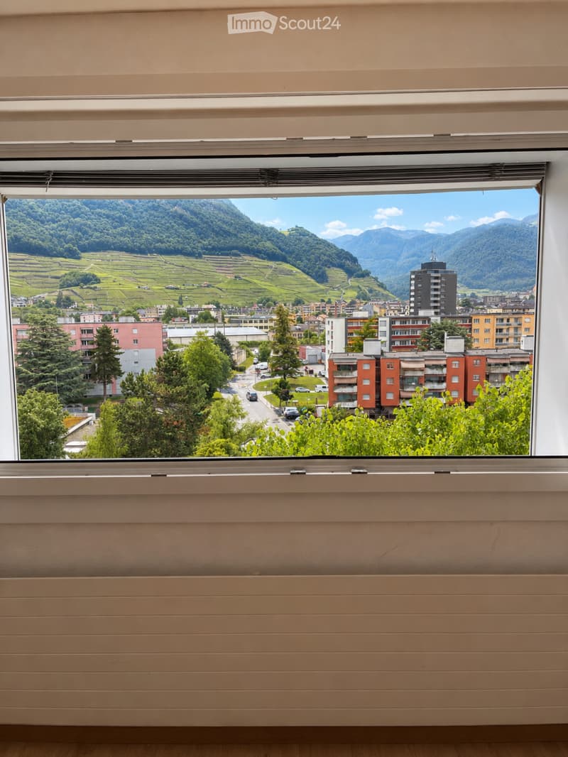 Delizioso studio al 7° piano con vista panoramica ad Aigle (2)
