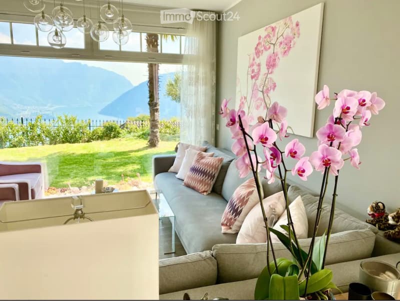 Zweitwohnsitz - Einfamilienhaus mit Seeblick in Carona (3)