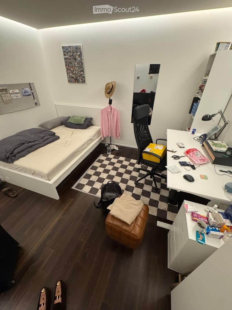 Chambre dans un appartement partagé pour 3 personnes, emplacement très central, ambiance de vie moderne (4)