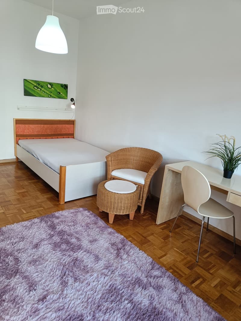 Camera ammobiliata in condivisione con veranda e giardino disponibile immediatamente vicino ai trasporti pubblici (2)