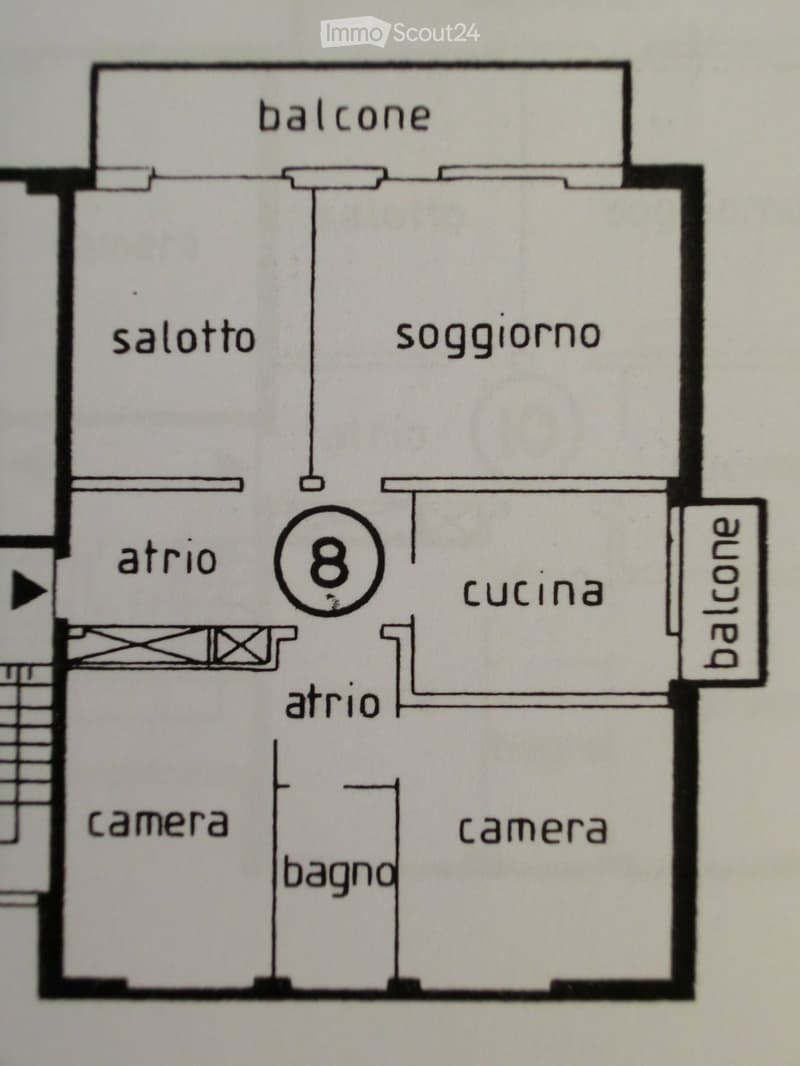 Spacious 4.5 room apartment with open view and garage in Chiasso (3)