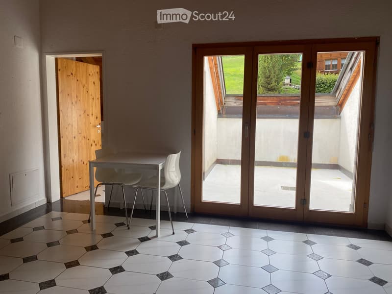 Furnished attic apartment with sunny balcony and exposed beams (5)