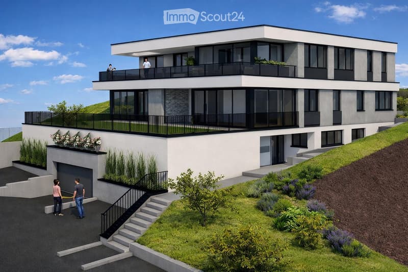 Il tuo domicilio di lusso! Nuovo appartamento 3,5 locali elegante a Sissach (1)
