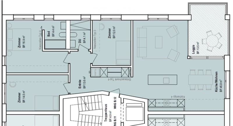 Appartamento nuovo di 4,5 locali con ampio balcone a Seedorf UR (5)