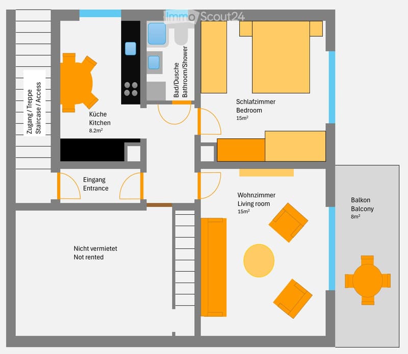 Appartamento arredato 2.5 locali con balcone a Thierachern/Thun (5)