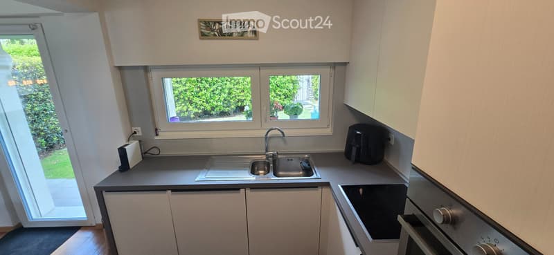 Splendido 3.5 locali a Porza con giardino privato,vista lago (7)