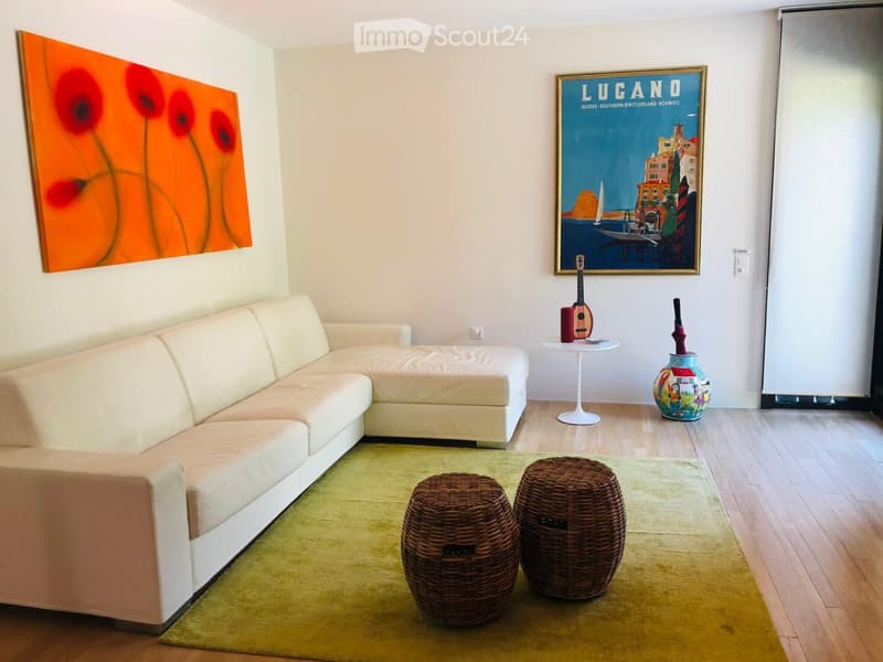 Duplex con giardino a Gentilino (3)
