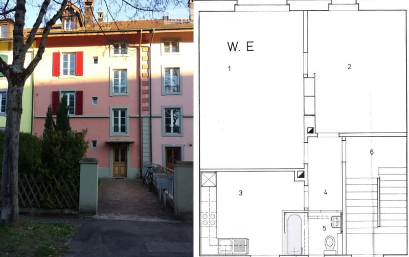 Charmant appartement de 2,5 pièces/bureau - à proximité de l'Inselspital (1)
