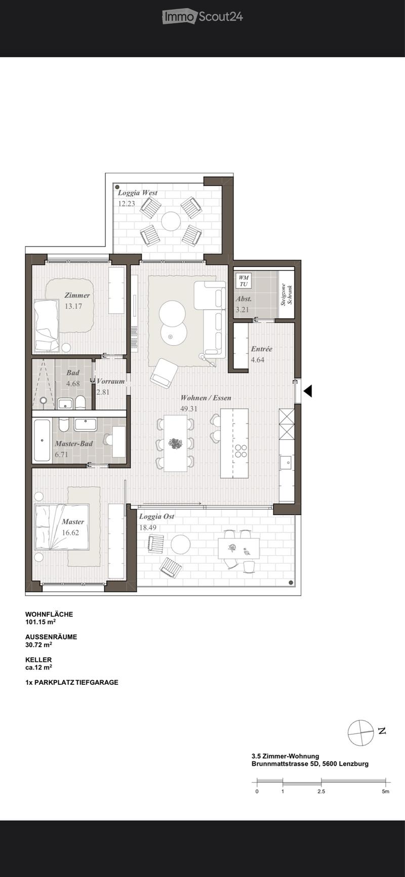 Attraktive 3.5-Zimmer-Wohnung im Eigentumsstandard (1)