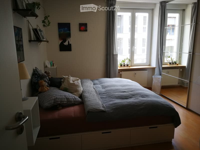 3-Zi Whg m. Balkon & 2 Bädern im Klybeck (2)