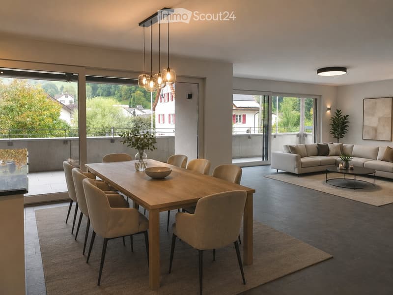 Ampio e luminoso appartamento di 4,5 locali con balcone (4)