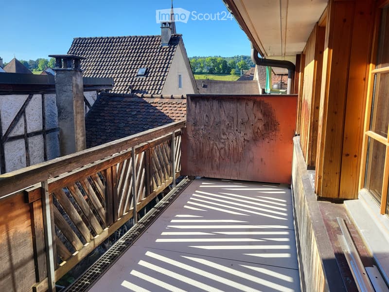 sehr ruhige, sanierte 4-Zi-Altstadt-Dachwohnung mit Balkon (4)